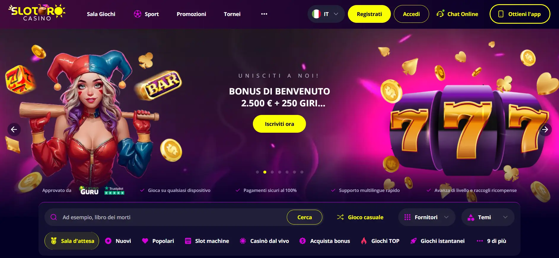 Recensione Slotoro